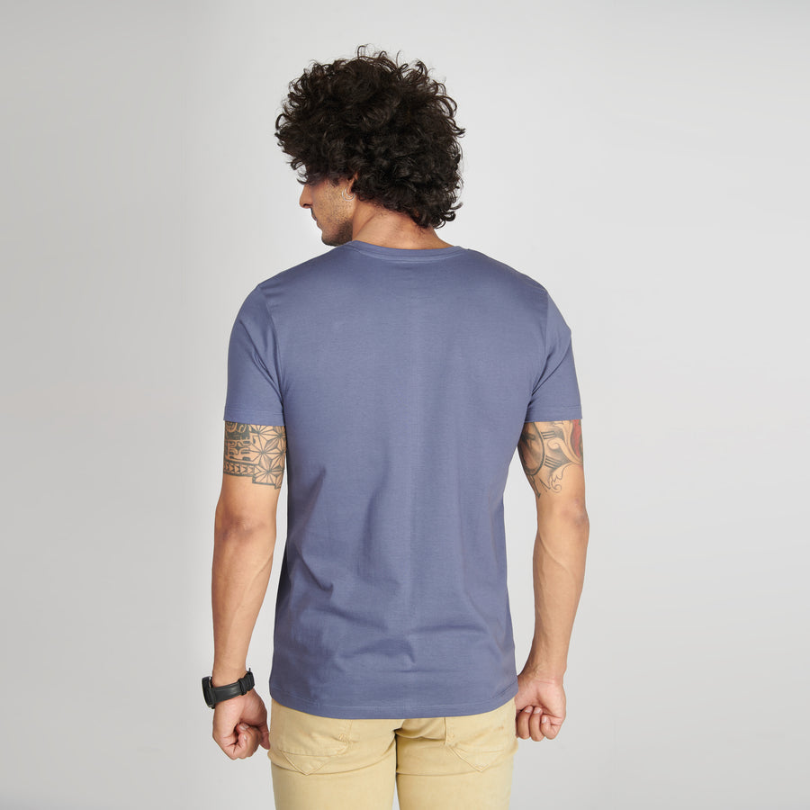 Light Slate Half Sleeve T-Shirt
