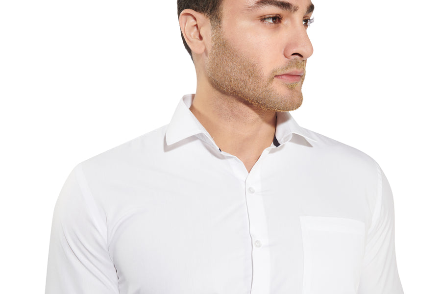 Whitiest White | Mens Slim-Fit Shirt