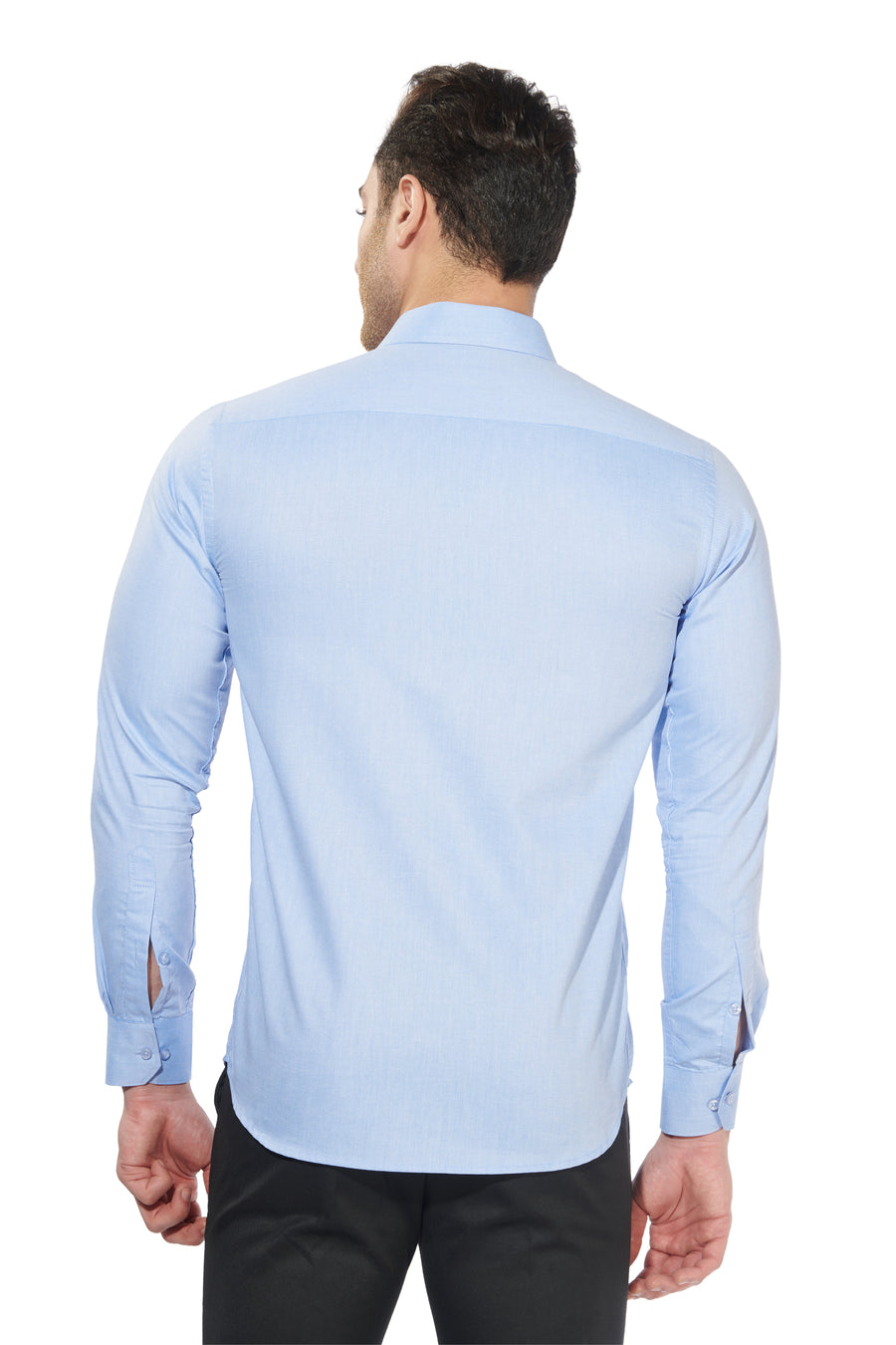 Oxford Blue | Mens Slim-Fit Shirt