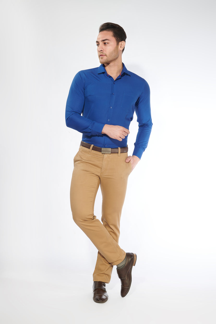 Royal Blue | Mens Slim-Fit Shirt