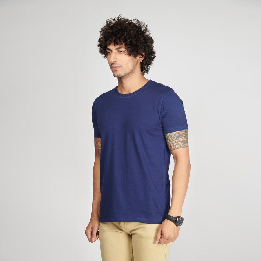 Medieval Blue Half Sleeve T-Shirt