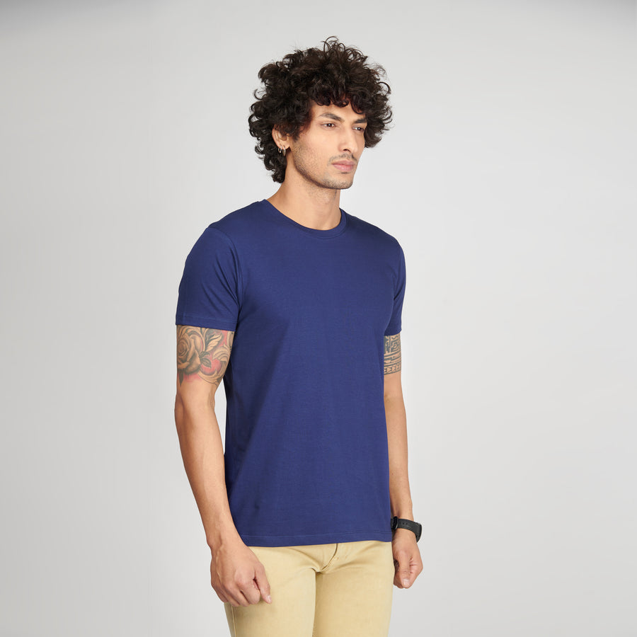 Medieval Blue Half Sleeve T-Shirt